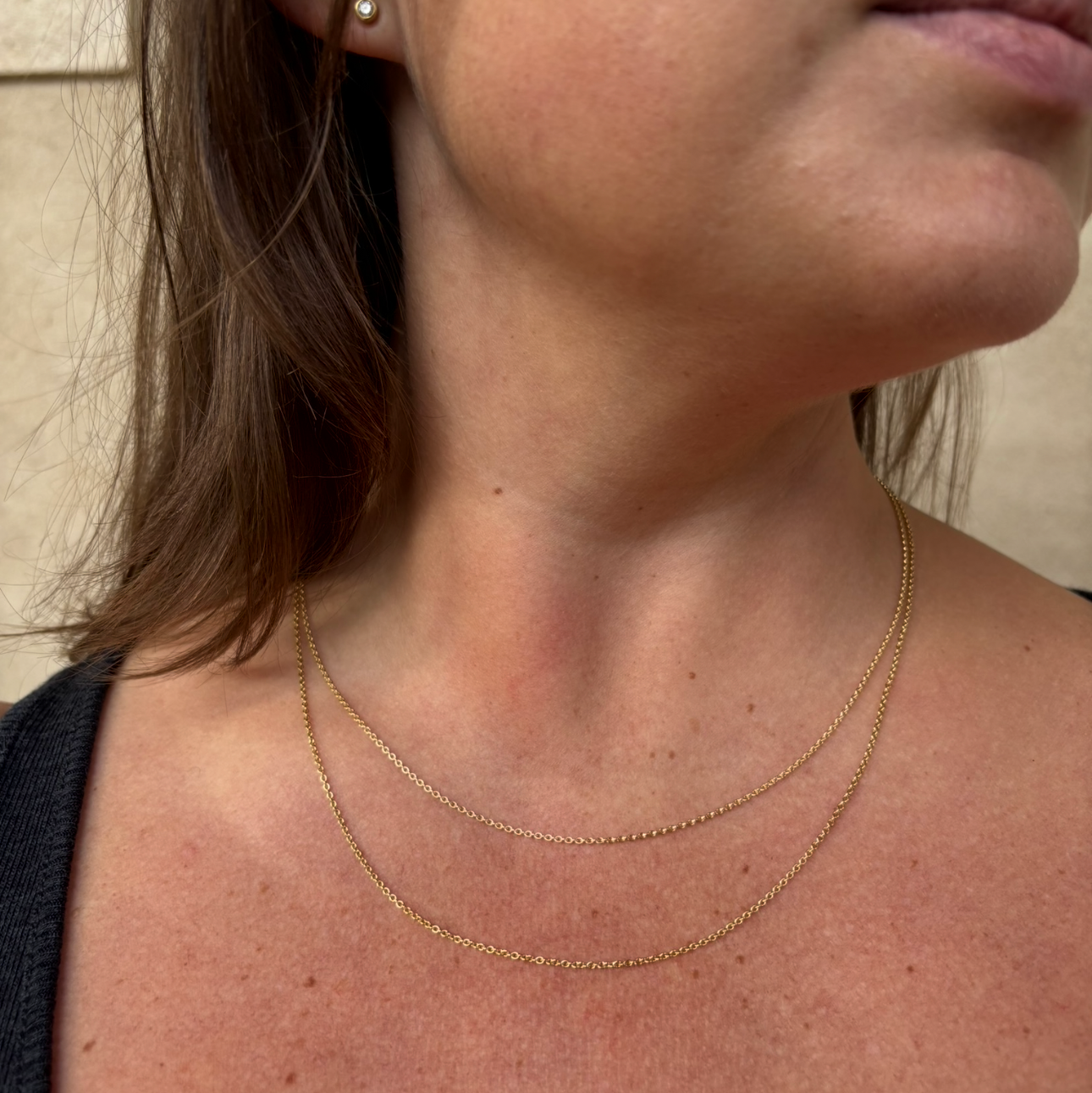 ANNA No.35. Guldkæde 14 karat.