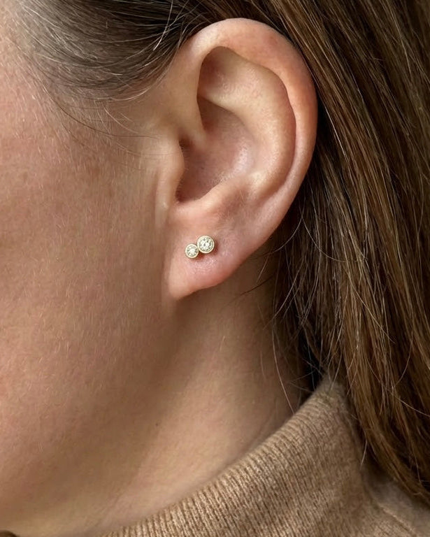 Diamantørestik No. 8 Deluxe - 18 kt, 0,17 ct