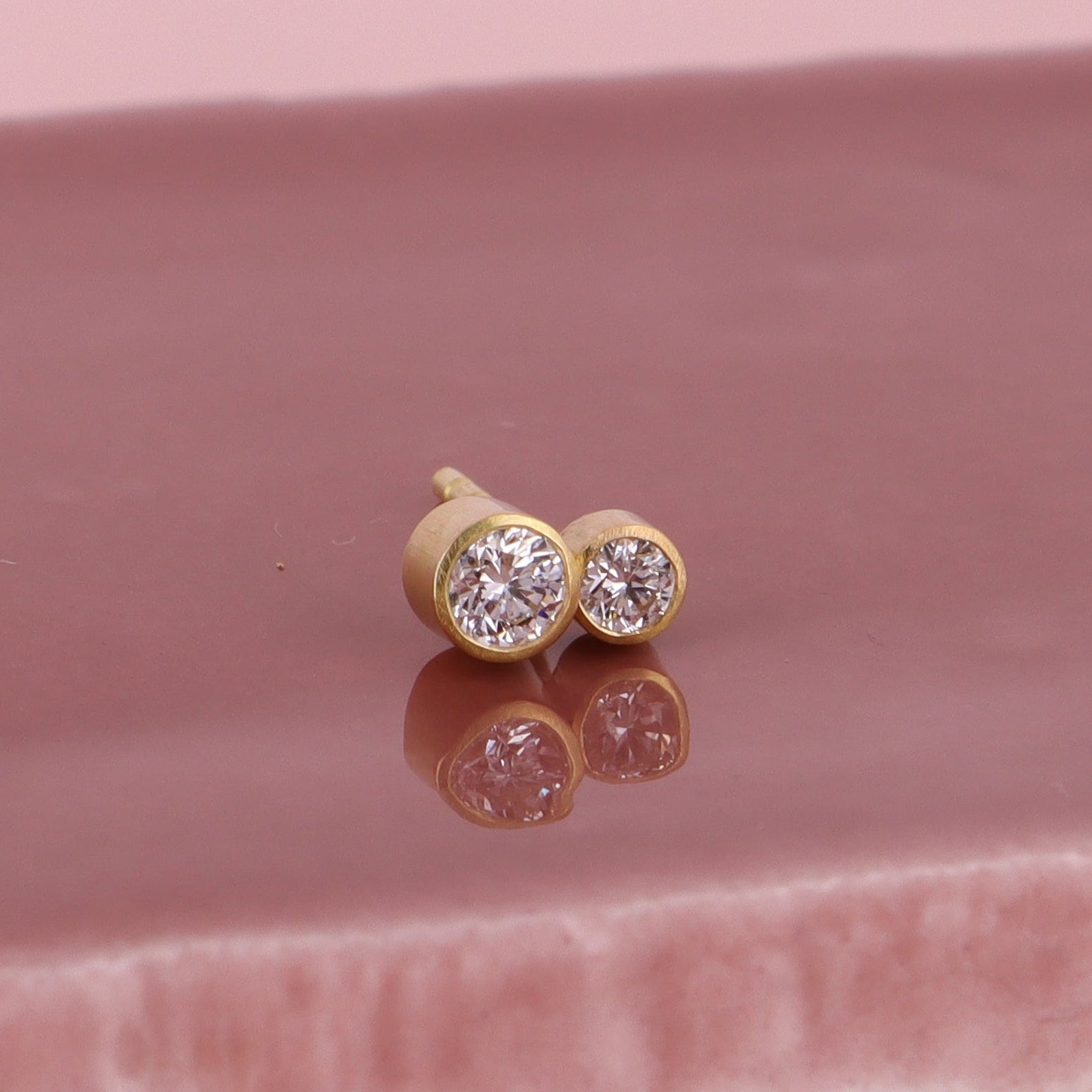 18 kt. - 1. stk. Guldsmedens diamanter No.8 Deluxe - 0,17 ct.