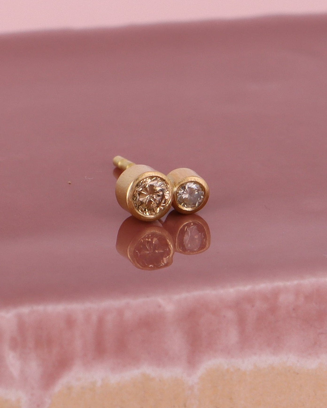 Diamant Ørestik No.5 - 18 kt, 0,14 ct