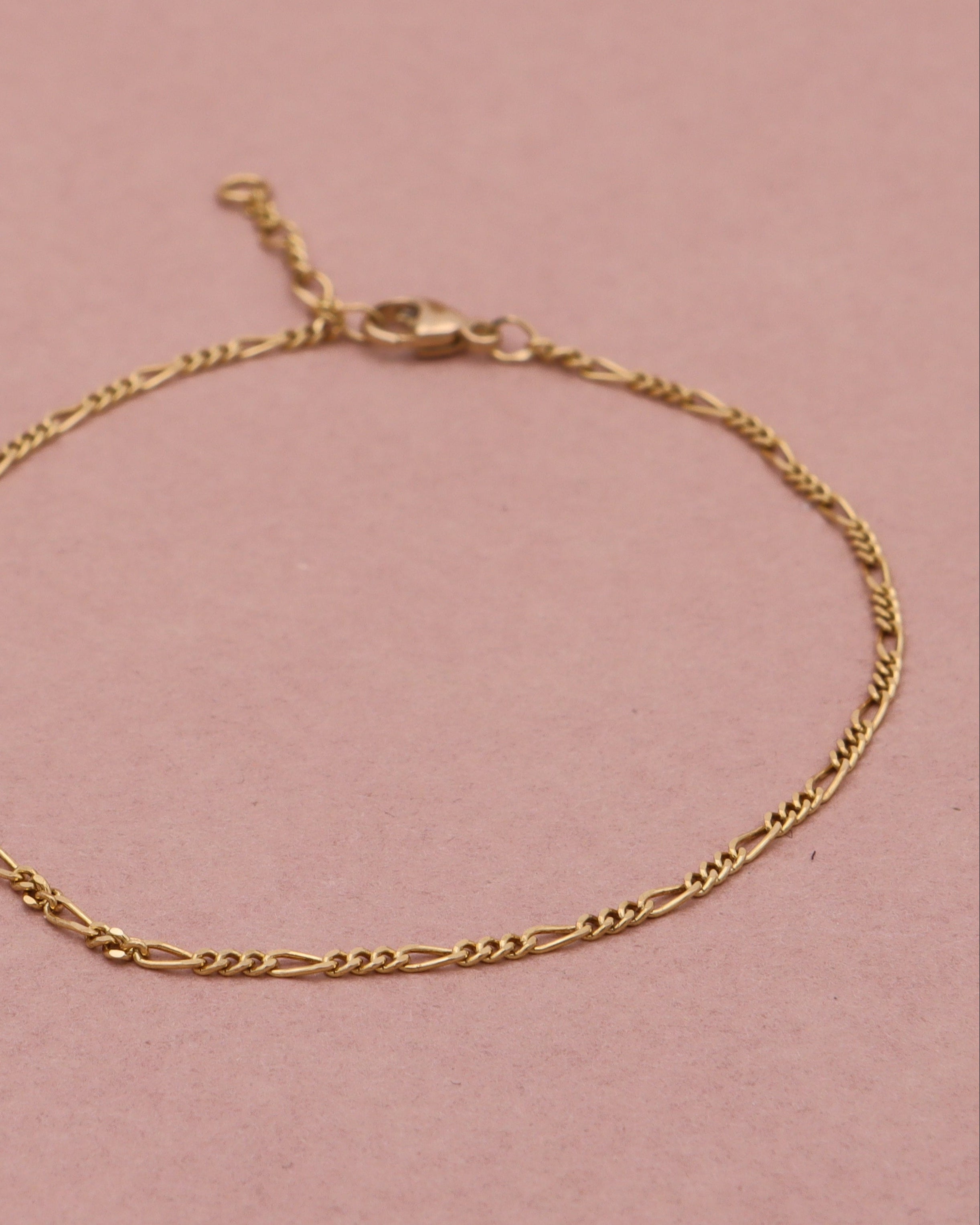 14 kt. Figaro armbånd
