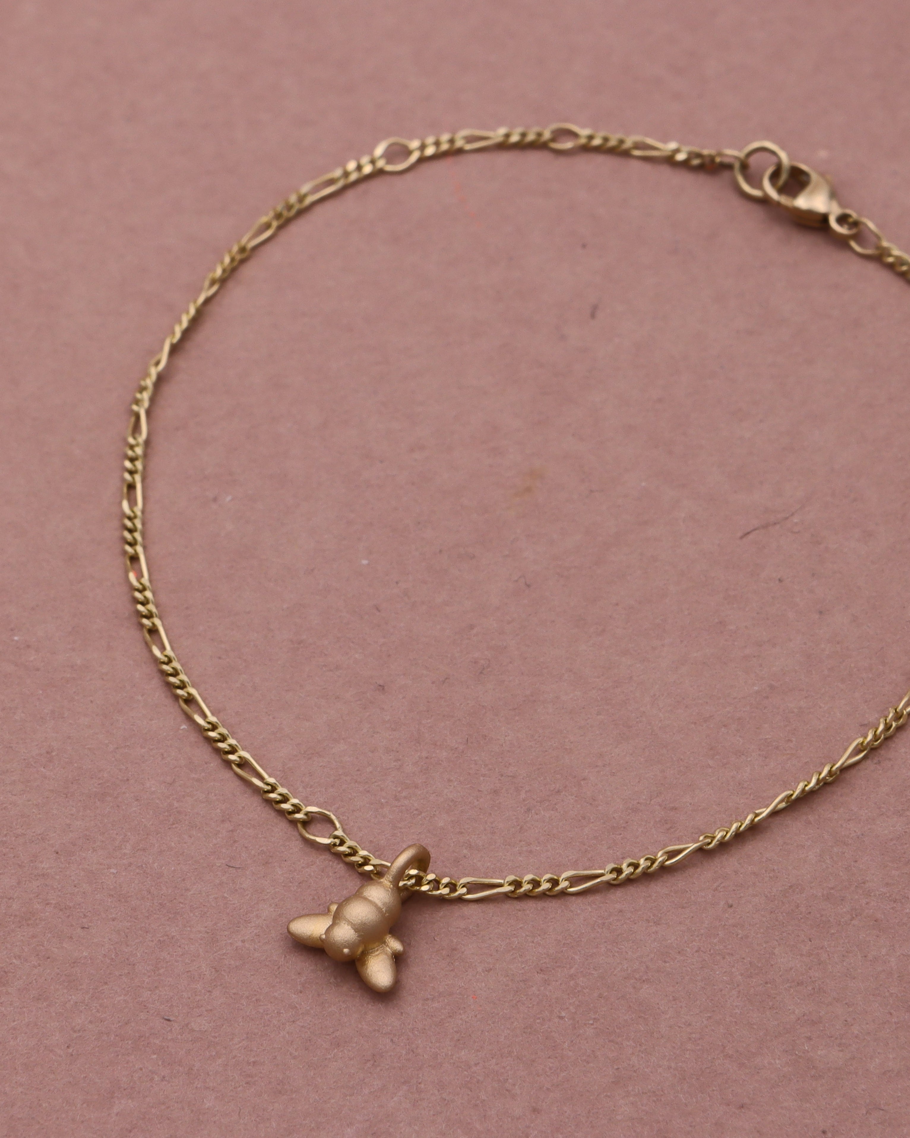 14 kt. Humlebi & Figaro armbånd