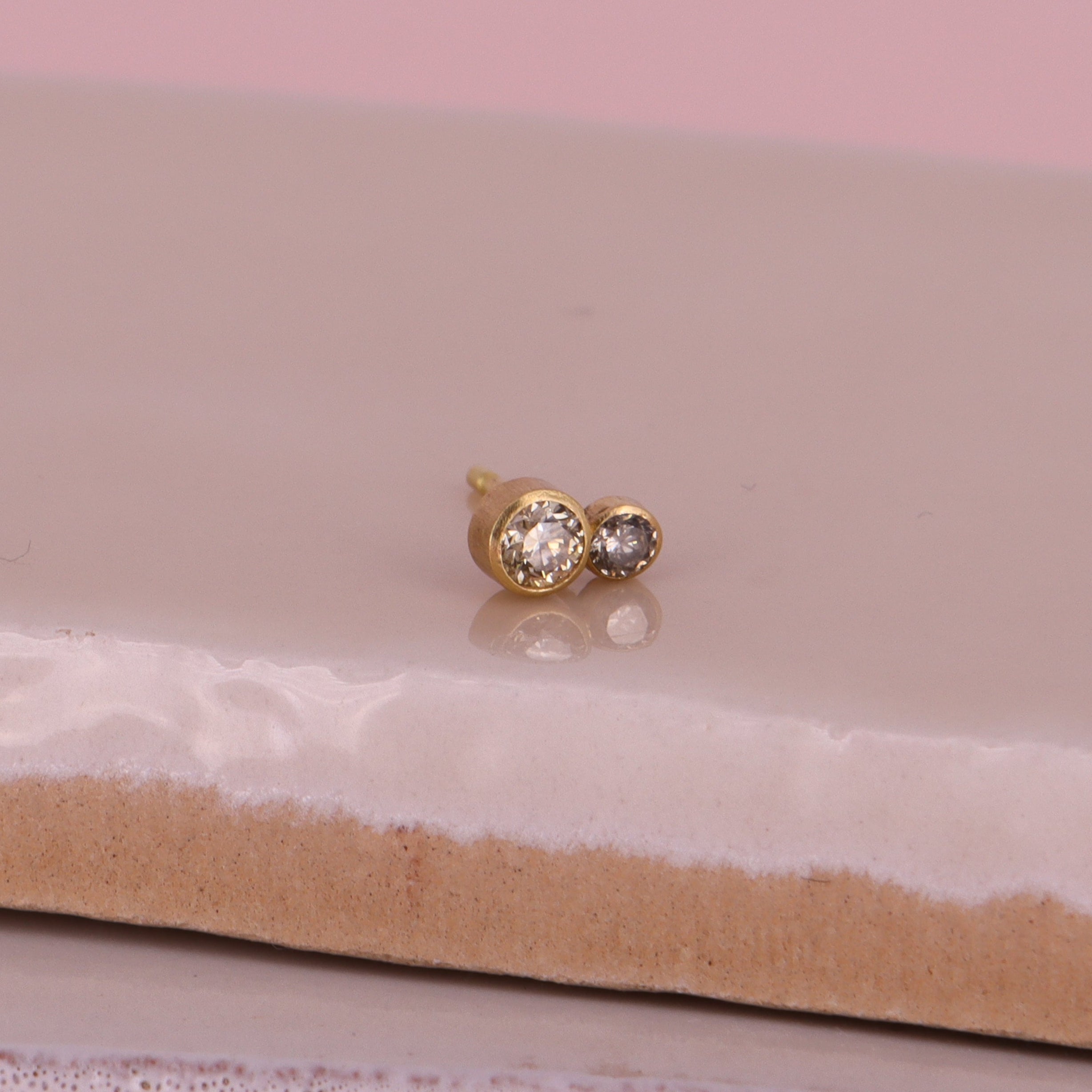 18 kt. - 1. stk. Guldsmedens diamanter No.15 - 🟤 0,14 ct.