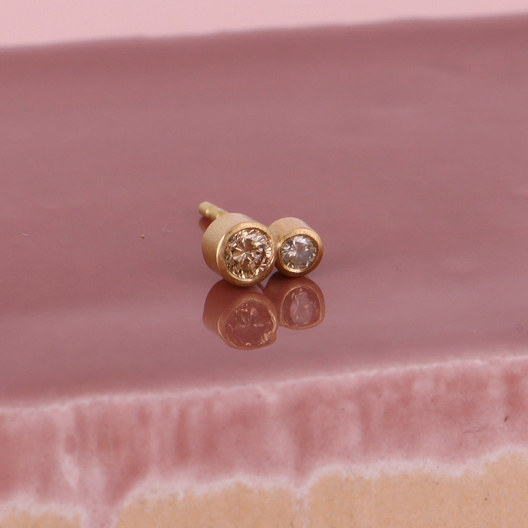 18 kt. - 1. stk. Guldsmedens diamanter No.5- 🟤 0,14 ct.