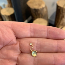Indlæs billede til gallerivisning HALETUDSE No.6 Grøn prehnit massiv guld
