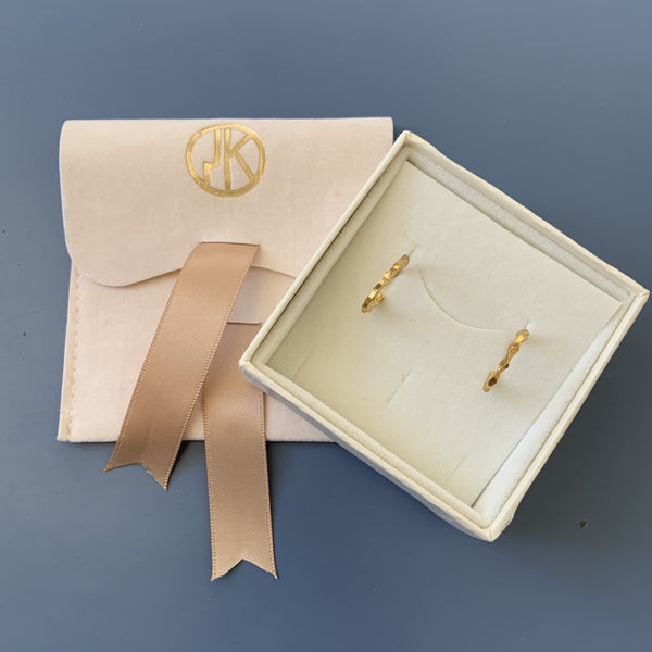 WAVES guld ørering