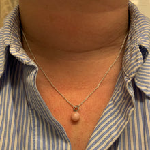 Indlæs billede til gallerivisning Pink Opal vedhæng i sølv
